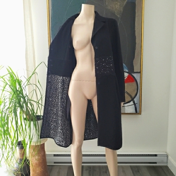 Philosophy di Alberta Ferretti | Coat and Dress Set with Lace and Sequin Details - Picture 4 of 16